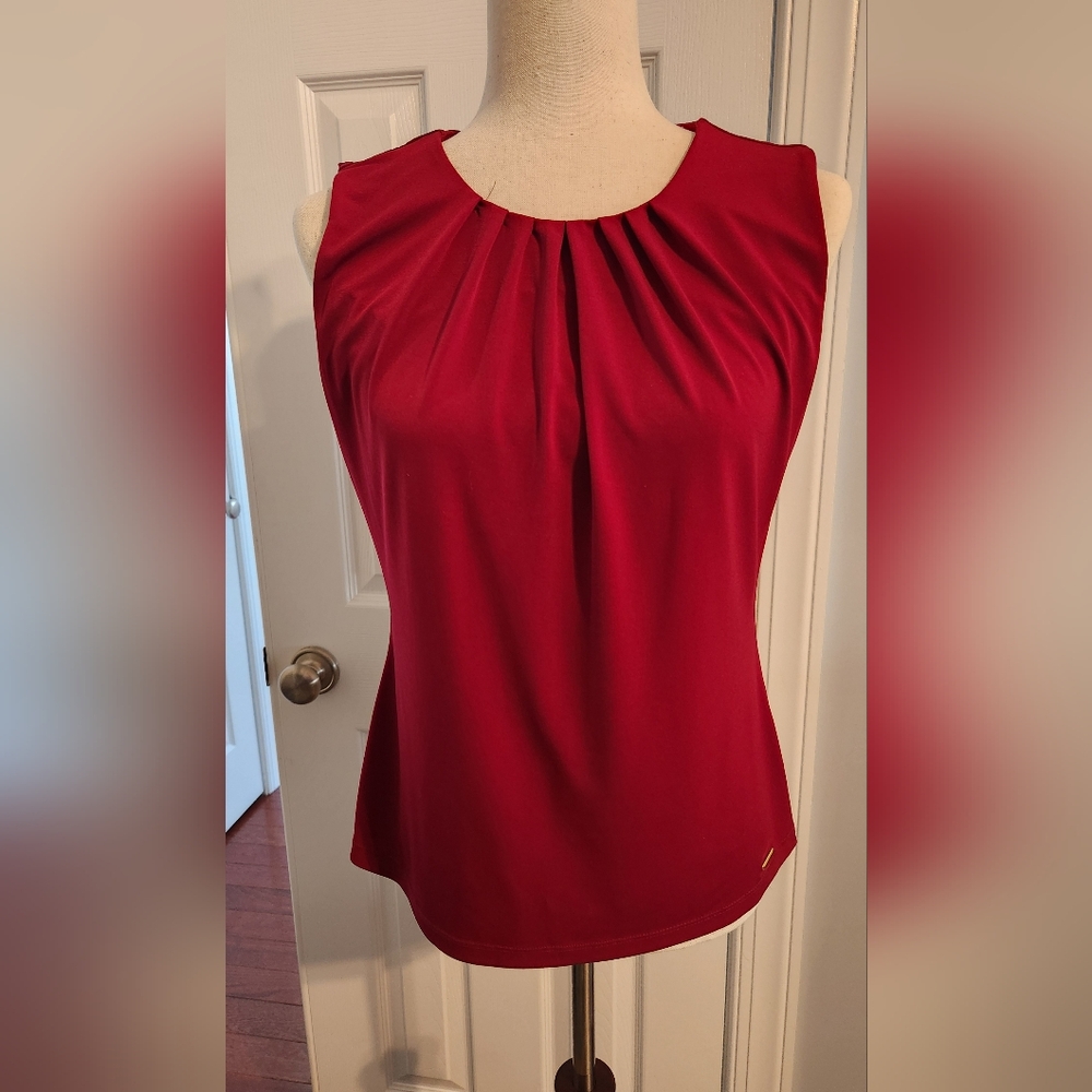 Deep Red Calvin Klein Tank